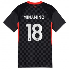 Camisetas Liverpool Takumi Minamino 18 Tercera Equipacion 2020/2021 